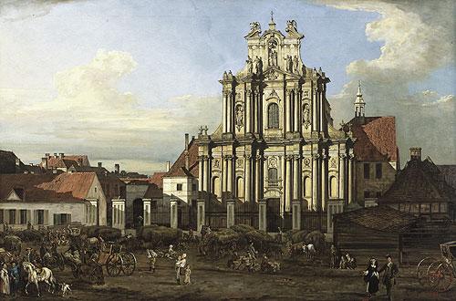 Bernardo Bellotto Visitationist Church in Warsaw oil painting image